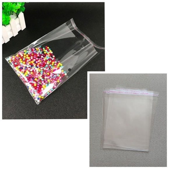 Other - 6"×5" Clear Adhesive Packaging Bags